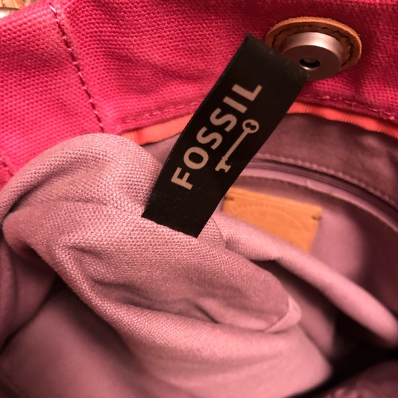 NWOT JESSE Fossil Canvas Bling Tote Bag - Picture 4 of 7